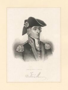 personnalités : Francis Marion (né le 26 février 1732 dans la Province de Caroline du Sud, mort le 27 février 1795) est un héros américain de la guerre d'indépendance des États-Unis.