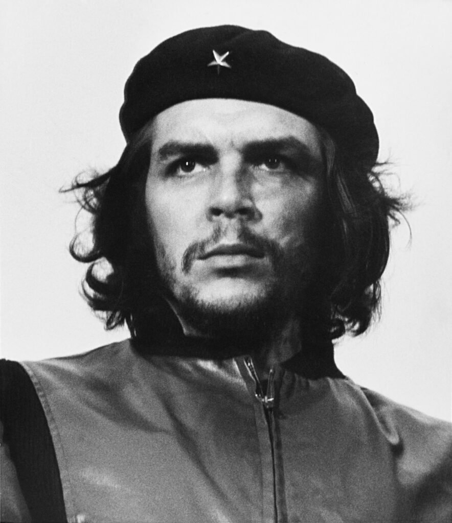 Version populaire d'une photo rognée de Che Guevara