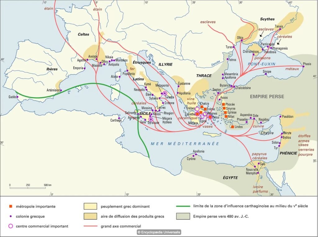 Antiquité : grece-antique-expansion-et-commerce